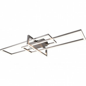 LED Plafondlamp - Plafondverlichting - Trion Zilab - 22W - Warm Wit 3000K - Rond - Roestkleur - Aluminium
