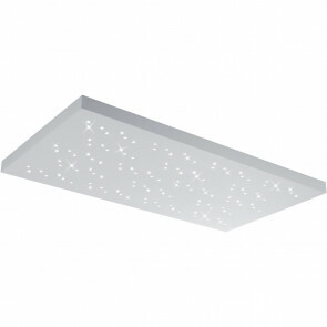 LED Plafondlamp - Plafondverlichting - Trion Tarza - 48W - Aanpasbare Kleur - Rechthoek - Mat Wit - Aluminium