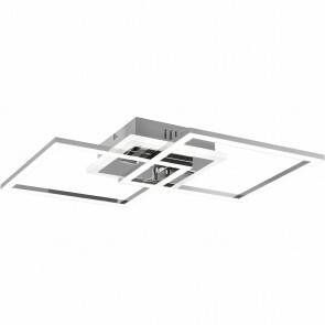LED Plafondlamp - Plafondverlichting - Trion Venda - 25W - Warm Wit 3000K - Dimbaar - Vierkant - Mat Titaan - Aluminium