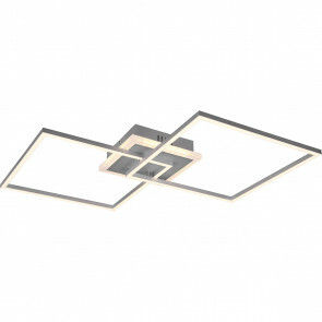 LED Plafondlamp - Plafondverlichting - Trion Slodan - 16W - Aanpasbare Kleur - Rond - Mat Wit - Kunststof