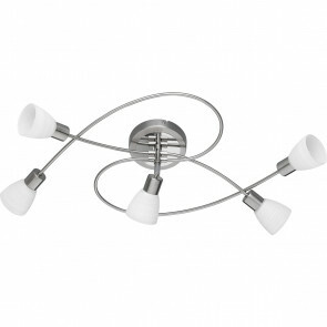 LED Plafondlamp - Trion Caru - 15W - G9 Fitting - Warm Wit 3000K - Dimbaar - Rond - Mat Nikkel - Aluminium