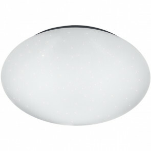 LED Plafondlamp - Trion Puta - 12W - Natuurlijk Wit 4000K - Sterlicht - Rond - Mat Wit - Kunststof
