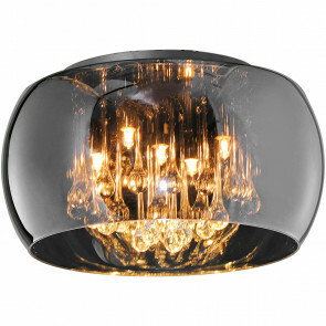 LED Plafondlamp - Trion Viparo - G9 Fitting - Rond - Mat Chroom - Glas 
