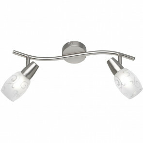 LED Plafondspot - Plafondverlichting - Trion Kalora - E14 Fitting - 2-lichts - Rond - Mat Nikkel - Aluminium