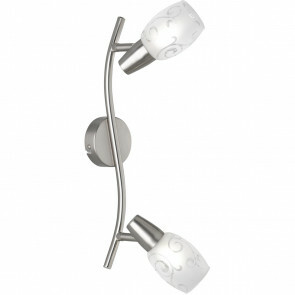 LED Plafondspot - Plafondverlichting - Trion Kalora - E14 Fitting - 2-lichts - Rond - Mat Nikkel - Aluminium