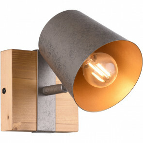 LED Plafondspot - Trion Trompo - E14 Fitting - 1-lichts - Rond - Oud Brons - Aluminium