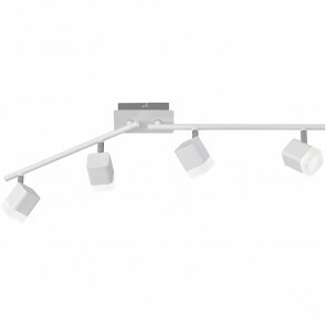 LED Plafondspot - Trion Nonta - GU10 Fitting - 3W - Warm Wit 3000K - 1-lichts - Rond - Mat Wit - Aluminium