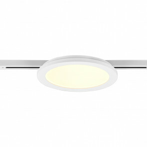 LED Railverlichting - Plafondlamp - Plafondverlichting - Trion Dual Camy - 2 Fase - 13W - Warm Wit 3000K - Dimbaar - Rond - Mat Wit - Kunststof