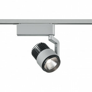 LED Railverlichting - Track Spot - Trion Dual Radina - 2 Fase - 15W - Aanpasbare Kleur - Dimbaar - Rond - Mat Titaan - Aluminium