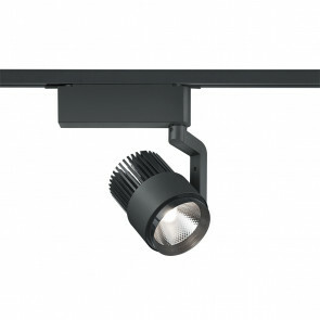LED Railverlichting - Track Spot - Trion Dual Radina - 2 Fase - 15W - Aanpasbare Kleur - Dimbaar - Rond - Mat Zwart - Aluminium