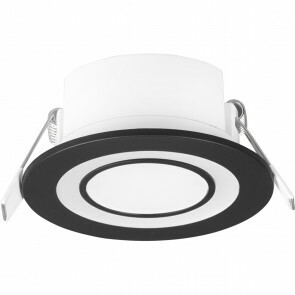 LED Spot - Inbouwspot - Trion Cynomi - 5W - Warm Wit 3000K - Rond - Mat Zwart - Kunststof - Ø80mm