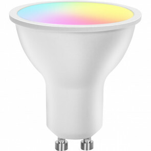 LED Spot - Smart LED - Aigi Lexus - 6.5W - GU10 Fitting - Slimme LED - Wifi LED + Bluetooth - RGB + Aanpasbare Kleur - Mat Wit - Kunststof
