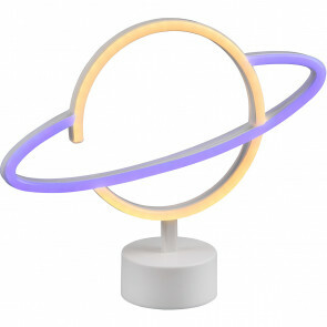 LED Tafellamp - Tafelverlichtig - Trion World - 1.6W - USB-aansluiting - Rond - Mat Wit - Kunststof