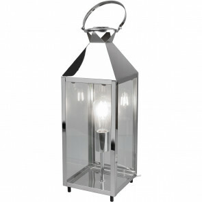 LED Tafellamp - Tafelverlichting - Trion Fala XL - E27 Fitting - Rechthoek - Mat Chroom - Aluminium