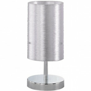 LED Tafellamp - Tafelverlichting - Trion Licon - E14 Fitting - Dimbaar - Rond - Mat Chroom - Aluminium