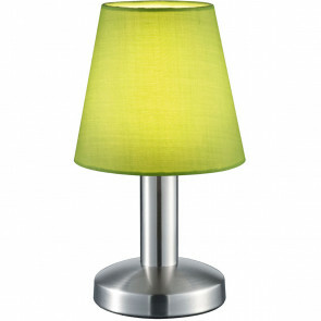 LED Tafellamp - Tafelverlichting - Trion Muton - E14 Fitting - Rond - Mat Groen - Aluminium
