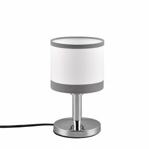 LED Tafellamp - Tafelverlichting - Trion Jiron - E14 Fitting - Rond - Mat Wit - Aluminium