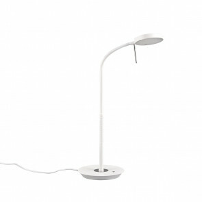 LED Tafellamp - Trion Monzino - 12W - Aanpasbare Kleur - Dimbaar - Rond - Mat Zwart - Aluminium
