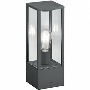 LED Tafellamp - Trion Garinola - E27 Fitting - Rechthoek - Mat Zwart - Aluminium