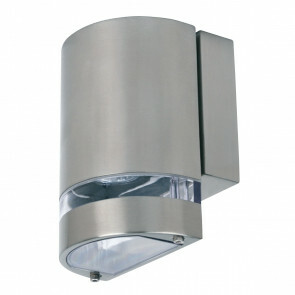 LED Tuinverlichting - Buitenlamp - Gardy 3 - Wand - RVS Mat Chroom - GU10 - Ovaal