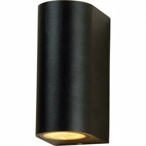 LED Tuinverlichting - Buitenlamp - Prixa Hoptron - Up en Down - GU10 Fitting - Rond - Mat Zwart - Aluminium - Philips - CorePro 827 36D - 4.6W - Warm Wit 2700K