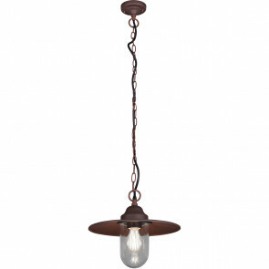 LED Tuinverlichting - Hanglamp - Trion Brinito - Plafond - E27 Fitting - Roestkleur - Aluminium