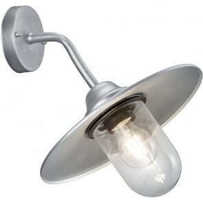  LED Tuinverlichting - Tuinlamp - Trion Brenionty - Wand - E27 Fitting - Mat Grijs - Aluminium
