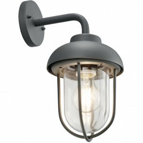 LED Tuinverlichting - Tuinlamp - Trion Dereuri - Wand - E27 Fitting - Mat Zwart - Aluminium