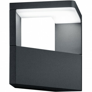 LED Tuinverlichting - Tuinlamp - Trion Gangy - Wand - 9W - Mat Zwart - Aluminium