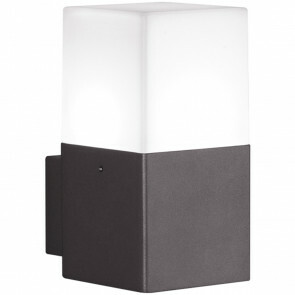 LED Tuinverlichting - Tuinlamp - Trion Hudsy - Wand - 4W - Warm Wit 3000K - Vierkant - Mat Zwart - Aluminium