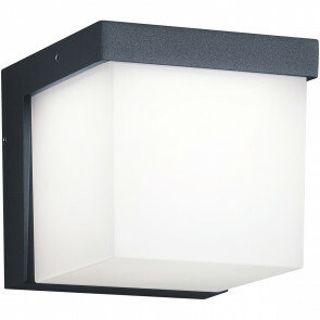 LED Tuinverlichting - Tuinlamp - Trion Yanely - Wand - 3W - Mat Zwart - Aluminium
