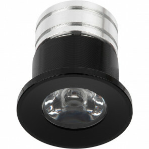 LED Veranda Spot Verlichting - 3W - Natuurlijk Wit 4000K - Inbouw - Rond - Mat Zwart - Aluminium - Ø31mm