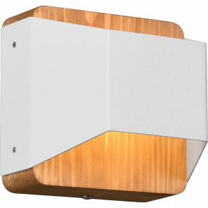 LED Wandlamp - Trion Arbon Up and Down - 4W - Warm Wit 3000K - Vierkant - Mat Wit - Aluminium
