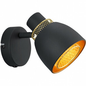 LED Plafondspot - Trion Rollo - E14 Fitting - 1-lichts - Rond - Mat Zwart - Aluminium