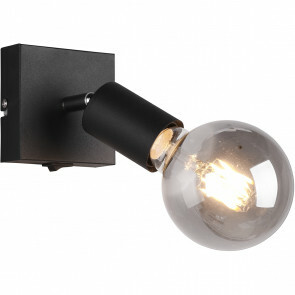 LED Wandspot - Trion Zuncka - E27 Fitting - Vierkant - Mat Zwart - Aluminium 1