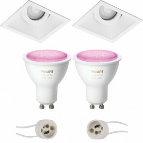 PHILIPS HUE - LED Spot GU10 - White and Color Ambiance - Bluetooth - Duo Pack - Set