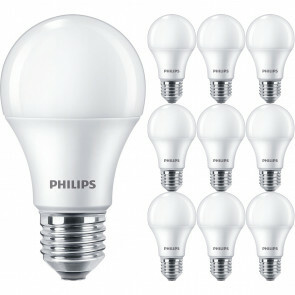 PHILIPS - LED Lamp E27 10 Pack - Corepro LEDbulb E27 Peer Mat 10W 1055lm - 830 Warm Wit 3000K | Vervangt 75W