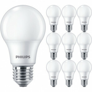 PHILIPS - LED Lamp E27 10 Pack - Corepro LEDbulb E27 Peer Mat 4.9W 470lm - 840 Natuurlijk Wit 4000K | Vervangt 40W