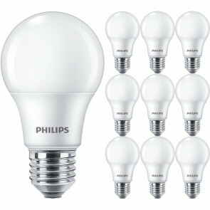 PHILIPS - LED Lamp E27 10 Pack - Corepro LEDbulb E27 Peer Mat 8W 806lm - 865 Helder/Koud Wit 6500K | Vervangt 60W