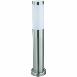 PHILIPS - LED Tuinverlichting - Staande Buitenlamp - CorePro LEDbulb 827 A60 - Laurea 4 - E27 Fitting - 8W - Warm Wit 2700K - Rond - RVS