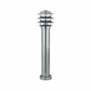 PHILIPS - LED Tuinverlichting - Staande Buitenlamp - CorePro Lustre 827 P45 FR - Kayo 3 - E27 Fitting - 4W - Warm Wit 2700K - Rond - RVS