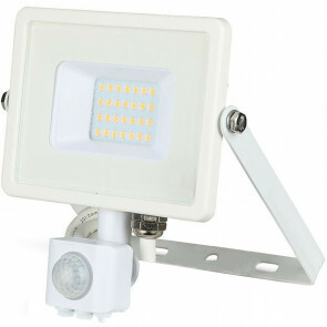 SAMSUNG - LED Bouwlamp 20 Watt met Sensor - LED Schijnwerper - Viron Dana - Natuurlijk Wit 4000K - Mat Wit - Aluminium