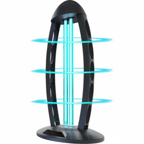 UV-C Tafellamp - Aigi Desty - Desinfectie Lamp - UV Sterilizer - Afstandsbediening - Timer - 360º - Zwart