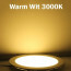 LED Downlight Slim - Inbouw Rond 6W - Warm Wit 3000K - Mat Wit Glas - Ø96mm 2