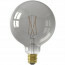 CALEX - LED Lamp - Globe - Smart LED G125 - E27 Fitting - Dimbaar - 7W - Aanpasbare Kleur - Grijs
