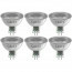 CALEX - LED Spot 6 Pack - Reflectorlamp - GU5.3 MR16 Fitting - 6W - Warm Wit 2700K - Wit