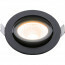 EcoDim - LED Spot - Inbouwspot - ED-10023 - 5W - Waterdicht IP54 - Dimbaar - Dim to Warm - Warm Wit 2000K-3000K - Mat Zwart - Aluminium - Rond - Kantelbaar 3