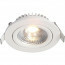 EcoDim - LED Spot - Inbouwspot - ED-10070 - 5W - Waterdicht IP54 - Dimbaar - Natuurlijk Wit 4000K - Mat Wit - Aluminium - Rond - Kantelbaar 2