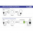 EcoDim - LED Vloerdimmer - ECO-DIM.09 - Fase Afsnijding RC - Enkel Knop - 0-50W - Rond - Mat Zwart 5