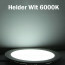 LED Spot / LED Downlight / LED Paneel Set BSE Slim Rond Opbouw 12W 6000K Helder/Koud Wit 170mm Spatwaterdicht 3